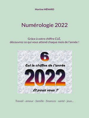 cover image of Numérologie 2022